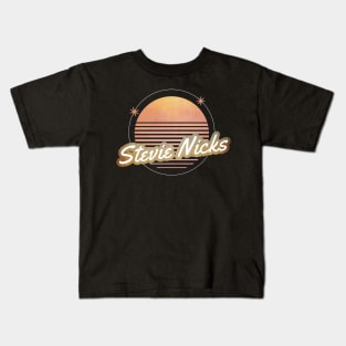 stevienicks retro dark moon Kids T-Shirt